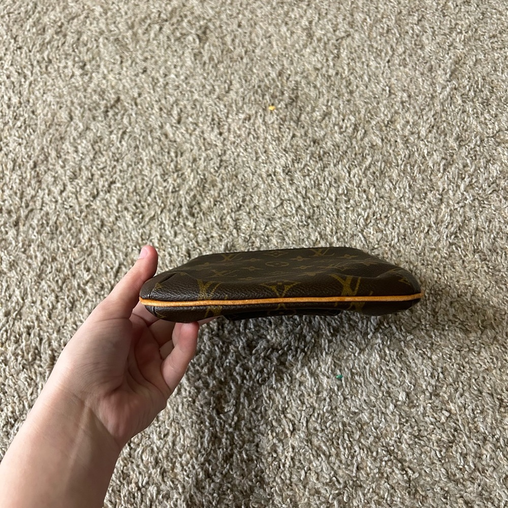 Authentic Louis Vuitton Partition Bag Monogram Pouch Canvas Classic Clutch Red - Picture 5 of 15